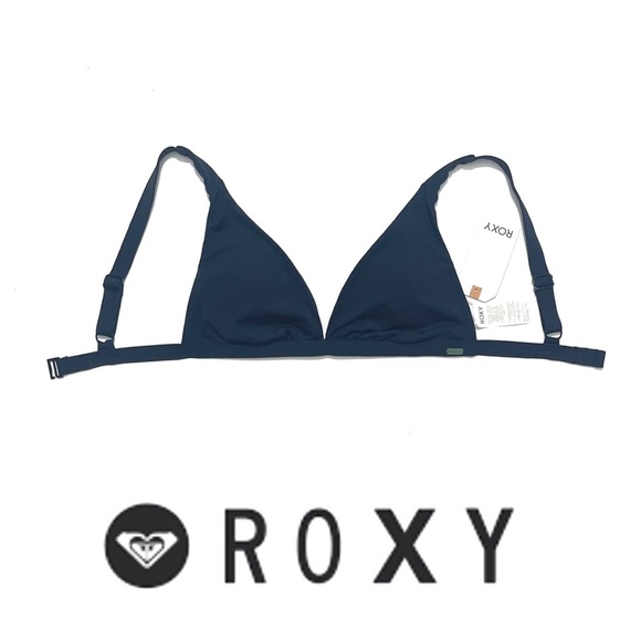 🖤 ROXY 🖤 Solid Softly Love Elong Triangle Bikini Top - Picture 6 of 10